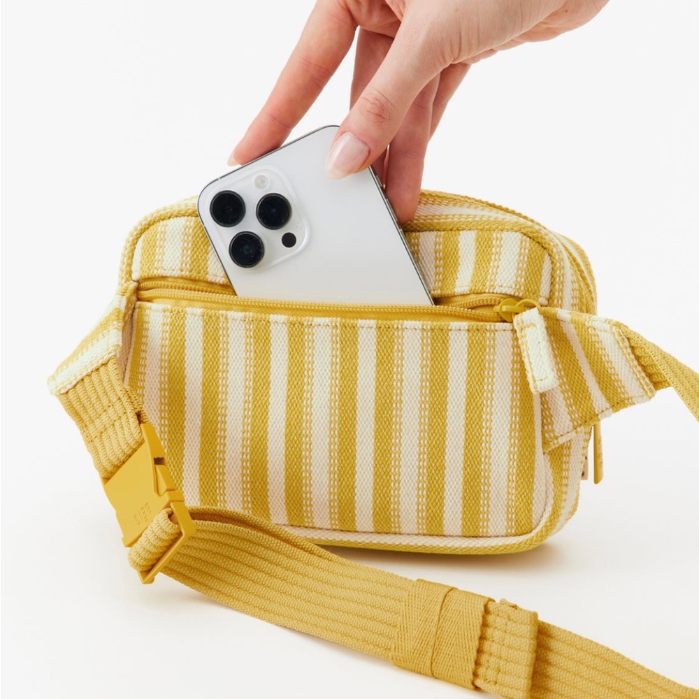 NWT Beis Honey Striped Belt Bag